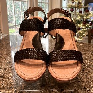 Born Black Slingback Sandals 10M